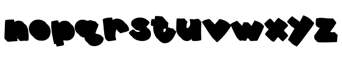 Gobble Giggles CF Font LOWERCASE