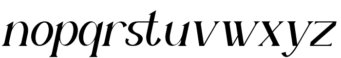 Gobellast Italic Font LOWERCASE