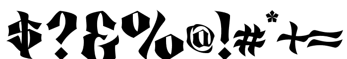 GodHells-Regular Font OTHER CHARS