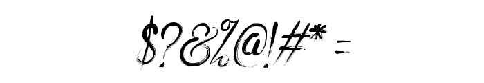Godfeem Italic Font OTHER CHARS