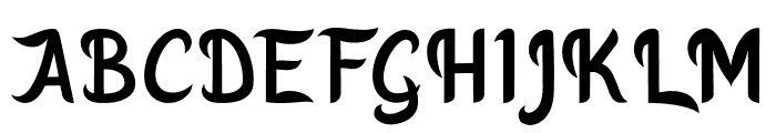 Godong Regular Font UPPERCASE