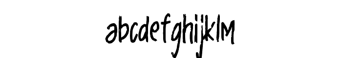 Godrig Font LOWERCASE