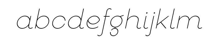 Goeslim Italic Font LOWERCASE