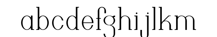 Goffman Font LOWERCASE