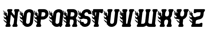 Gofired Burning Font UPPERCASE