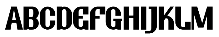 Gofrant Font UPPERCASE