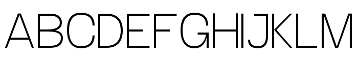 Gojali Thin Font UPPERCASE