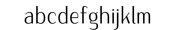Gojet Light Font LOWERCASE