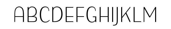 Gojet Thin Font UPPERCASE