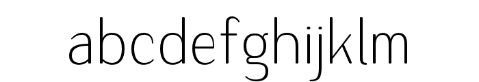 Gojet Thin Font LOWERCASE