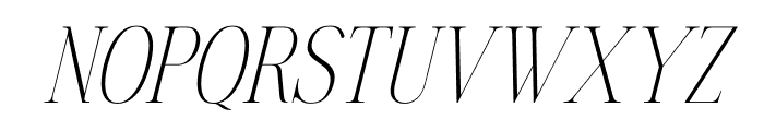 Golastika Italic Font UPPERCASE