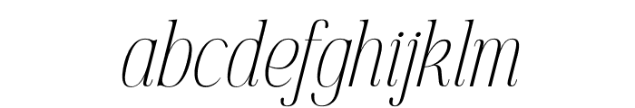 Golastika Italic Font LOWERCASE