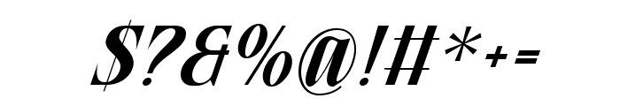 Gold Breath Italic Font OTHER CHARS