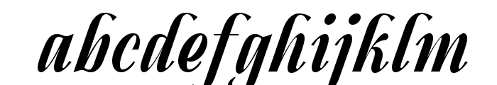 Gold Breath Italic Font LOWERCASE