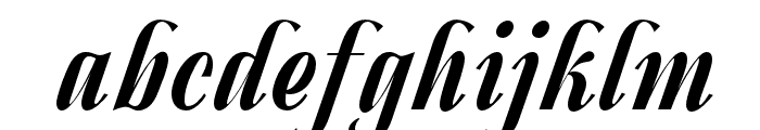 GoldBreath-Italic Font LOWERCASE