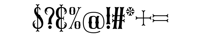 GoldHeart Black Font OTHER CHARS