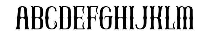 GoldHeart Black Font UPPERCASE
