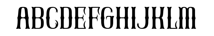 GoldHeart Black Font LOWERCASE
