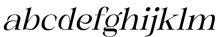 Gold&Song Italic Font LOWERCASE