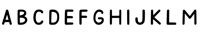 Golden Dream Sans Serif Font LOWERCASE