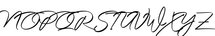 Golden Signature Regular Font UPPERCASE