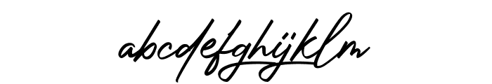 Golden Signature Regular Font LOWERCASE