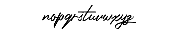 Golden Signature Regular Font LOWERCASE