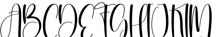 Golden Signature Font UPPERCASE