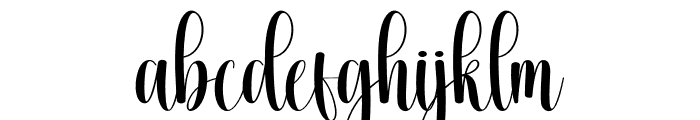 Golden Signature Font LOWERCASE