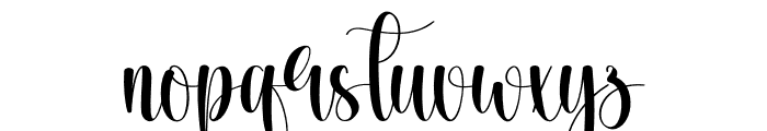 Golden Signature Font LOWERCASE