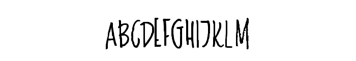 GoldenBoy-Regular Font UPPERCASE