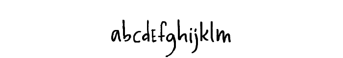 GoldenBoy-Regular Font LOWERCASE