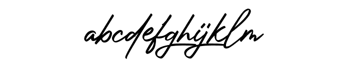 GoldenSignature-Regular Font LOWERCASE