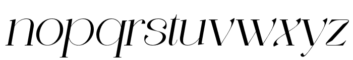GoldenWay-Oblique Font LOWERCASE