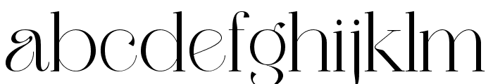GoldenWay Font LOWERCASE