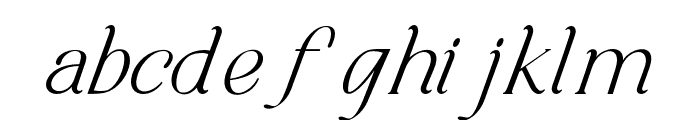 Goldencosmicitalic-Regular Font LOWERCASE