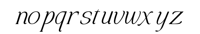 Goldencosmicitalic-Regular Font LOWERCASE