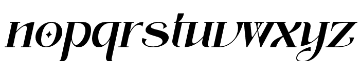 Goldfish-Italic Font LOWERCASE