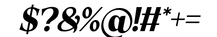 Goldie Miracle Italic Font OTHER CHARS