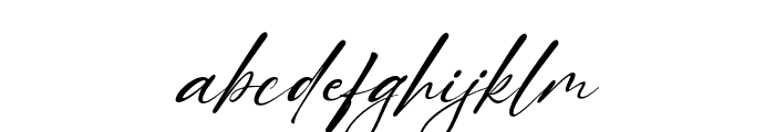 GoldingSignatureItalic-Italic Font LOWERCASE