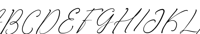 Goldstring Italic Font UPPERCASE