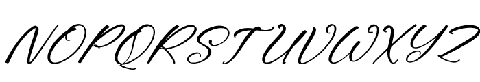 Goldtime Selindry Italic Font UPPERCASE