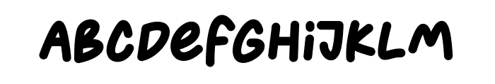 Goldwish Font LOWERCASE