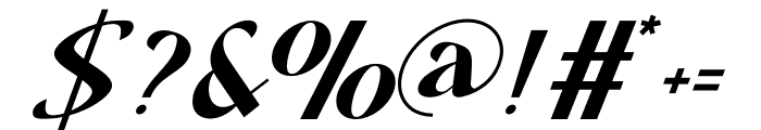 Goldy Ryder Italic Font OTHER CHARS