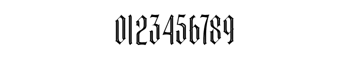 Goliath Inline Font OTHER CHARS
