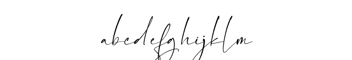 Goliathe Italic Font LOWERCASE