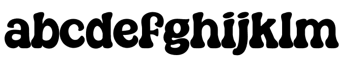 Goligan Font LOWERCASE