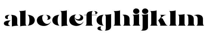 Golkist-Regular Font LOWERCASE