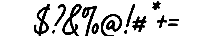 Gollder Vintage Script Solid Font OTHER CHARS