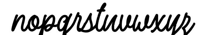 Gollder Vintage Script Solid Font LOWERCASE
